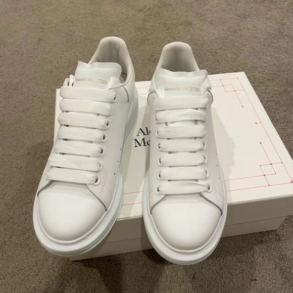 Alexander McQueen white shoes